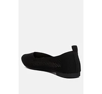 selaris fly knit slip on ballerinas flats