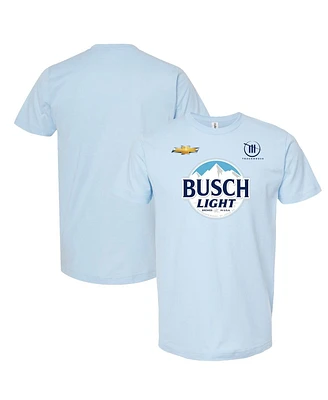 Men's Trackhouse Racing Team Collection Light Blue Trackhouse Racing Busch Light Partners T-shirt