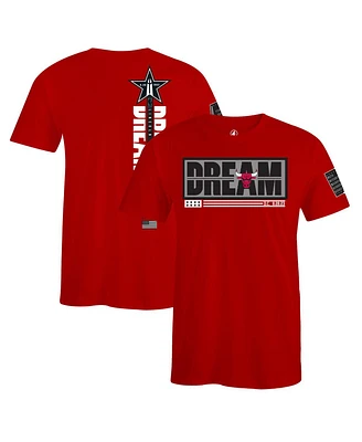 Men's and Women's Fisll x Black History Collection Red Chicago Bulls T-shirt