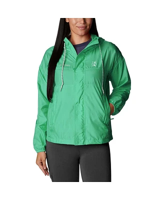 Women's Columbia Rave Green Seattle Sounders Fc Flash Challenger Omni-Shade Full-Zip Windbreaker