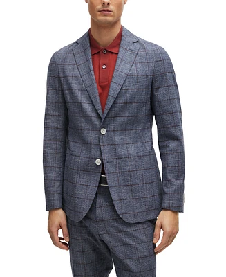 Boss by Hugo Boss Men's Slim-Fit Micro-Patterned Jacket