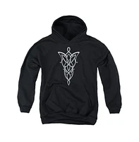 Lord Of The Rings Youth Arwen Necklace Pull Over Hoodie / Hooded Sweatshirt