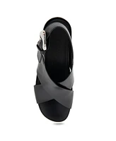 Aerosoles Women's Chrystie Buckle Block Heel Sandals