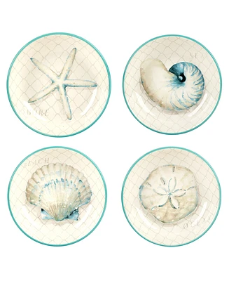 Certified International Ocean View Set of 4 Soup Bowls