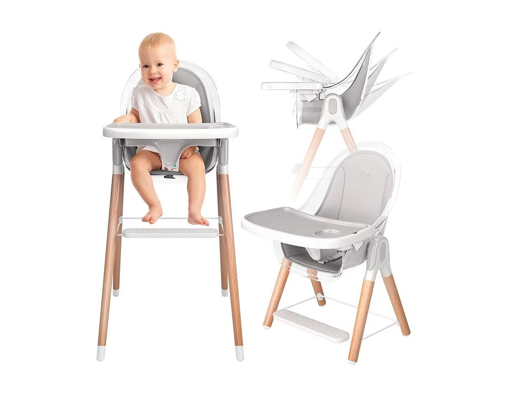 Children of Design 6 1 Deluxe High Chair With Removable Cushion