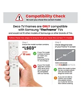 Deco Tv Frames 85" Alloy Prismatic Frame for Samsung The Frame Tv 2021-2024
