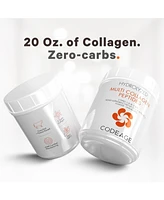 Codeage Multi Collagen Protein Powder Peptides, 2-Month Supply, Hydrolyzed, Type I, Ii, Iii, V, X Grass Fed All in One Super Bone Broth Collagen Suppl