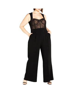 City Chic Plus Kylie Jumpsuit