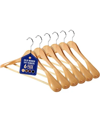 Lifemaster Solid Wooden Hanger Set