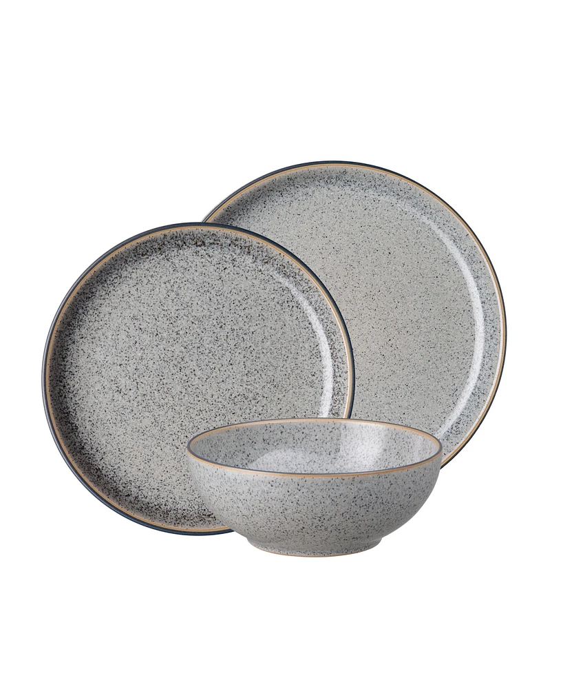 Denby Studio Grey 12 Pc Dinnerware Set