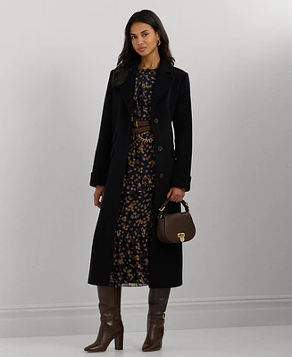 Lauren Ralph Lauren Women's Long Notched-Collar Coat