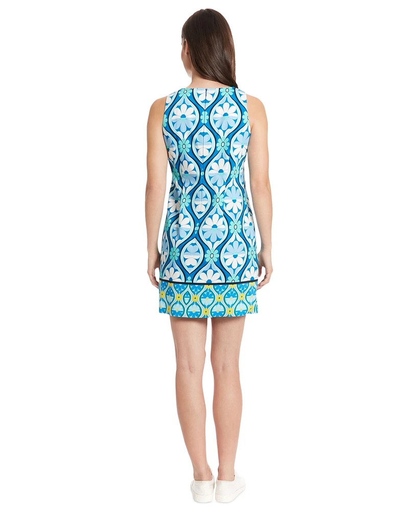 London Times Women's Printed Shift Dress