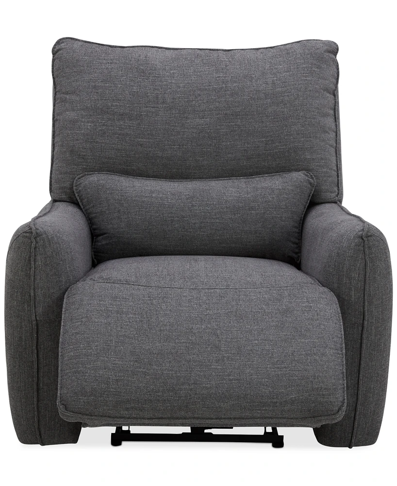 Olper Zero Wall Fabric Recliner, Created for Macy's