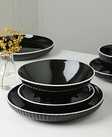 Christian Siriano Lustra 16 Pc. Dinnerware Set, Service for 4