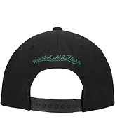 Mitchell Ness Men's Black New Jersey Devils Core Team Script 2.0 Snapback Hat