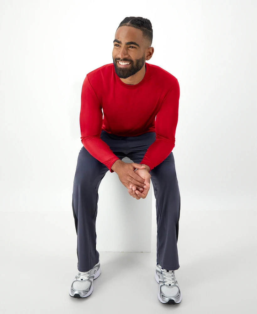 Hanes Sport Men's Cool Dri Performance Long Sleeve T-Shirt, 2-Pack