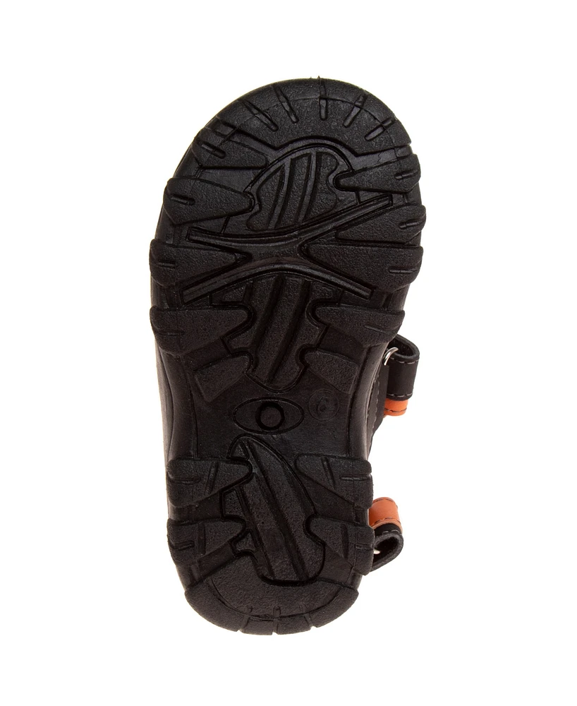 Beverly Hills Polo Club Toddler Double Hook and Loop Sport Sandals