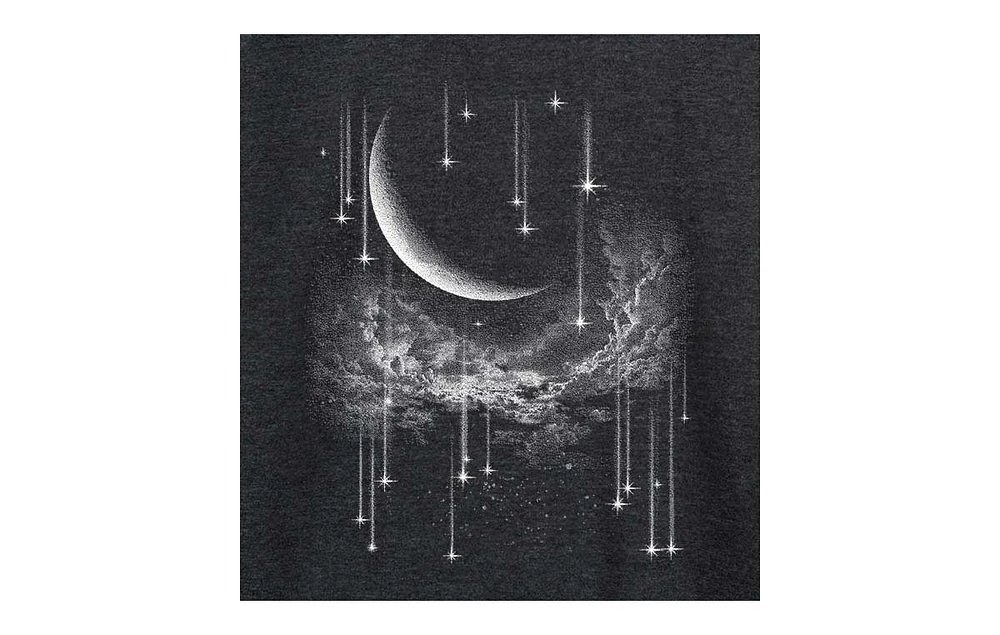 Hybrid Apparel Trendy Plus Lunar Butterfly Graphic Pullover