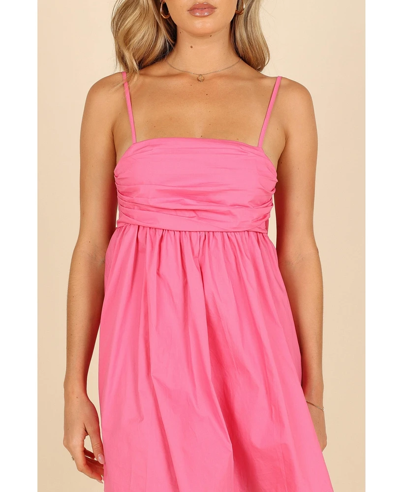 Petal and Pup Women's Alice Bow Back Mini Dress