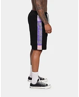 Xxiii Mens Akolo Paisley Panel Shorts