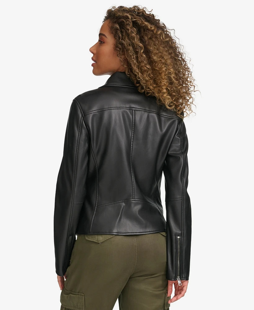 Levi's Women's Faux Leather Laydown Collar Jacket