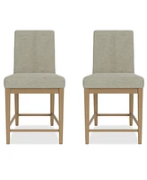 Davie 2 Pc. Dining Counter Height Chair Set