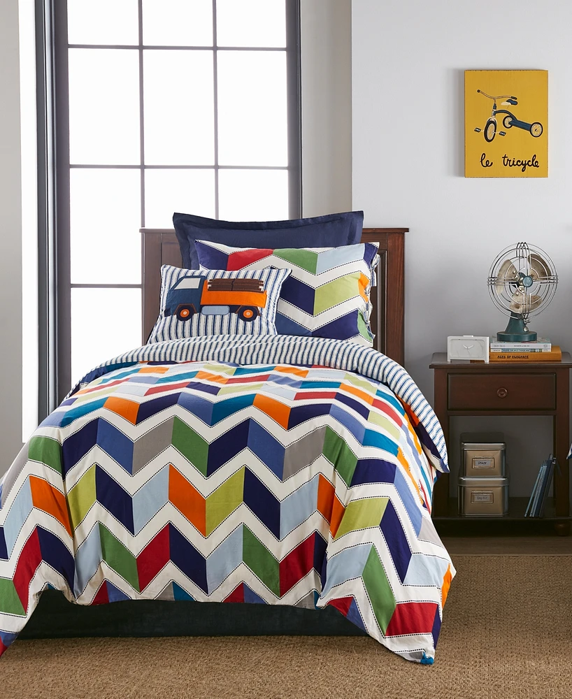 Levtex Dominik Reversible 2-Pc. Duvet Cover Set, Twin/Twin Xl
