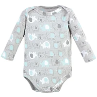 Luvable Friends Baby Boys Unisex Inclusive Long-Sleeve Cotton All-in-One Apparel