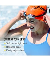 Finis Lightning Goggles - Competitive, Adjustable, Black/Smoke