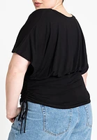 Eloquii Women's Kimono Sleeve Tee