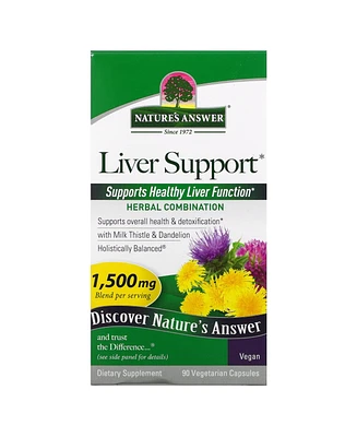 Nature's Answer Liver Support 1 500 mg - 90 Vegetarian Capsules (500 mg per Capsule)