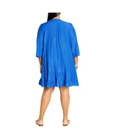 City Chic Plus Size Milly Tunic Dress