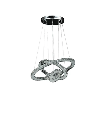 Adjustable Eira Small Crystal Led Chandelier