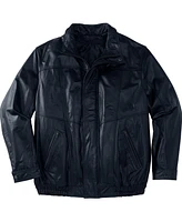 KingSize Big & Tall Leather Bomber Jacket