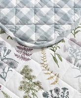 Eddie Bauer Flower Field Reversible Piece Quilt Set