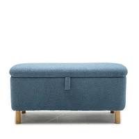 Basics Upholstered Storage Ottoman And Entryway Bench