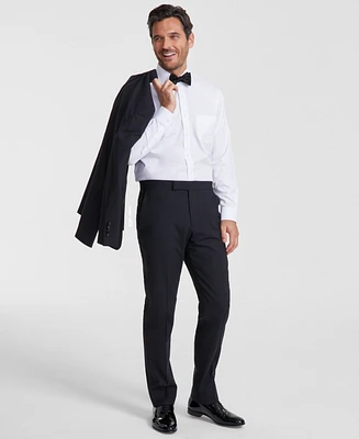 B by Brooks Brothers Men's Classic-Fit Wool Blend Tuxedo Suit Separates Pant