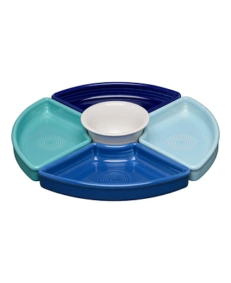 Fiesta 5 Pc. Coastal Blues Entertaining Set