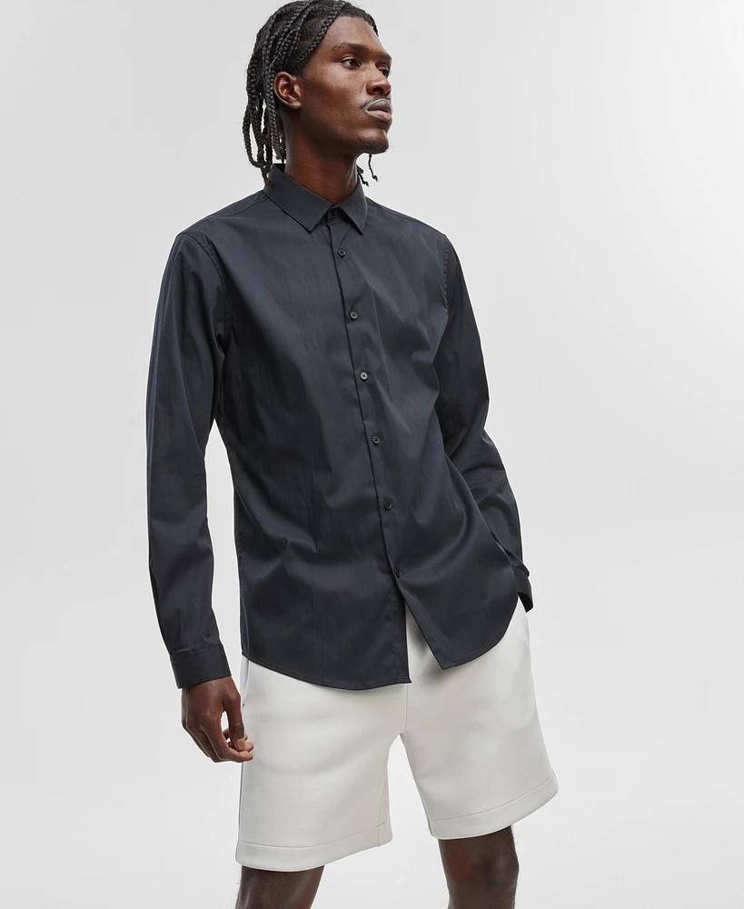 Mode of One Men's Slim-Fit Button-Down Sport Shirt