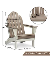 Aoodor Outdoor Folding Adirondack Chair