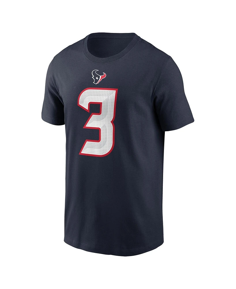 Nike Men's Tank Dell Navy Houston Texans Player Name Number T-Shirt