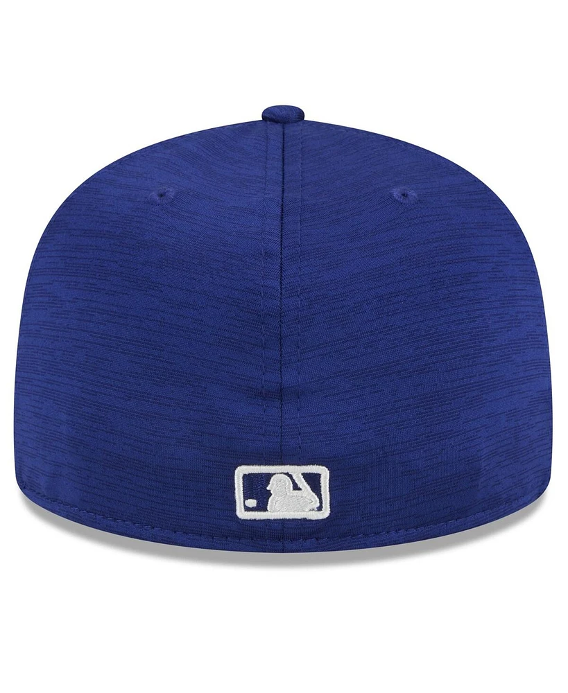 New Era Men's Royal Los Angeles Dodgers 2024 Clubhouse 59FIFTY Fitted Hat