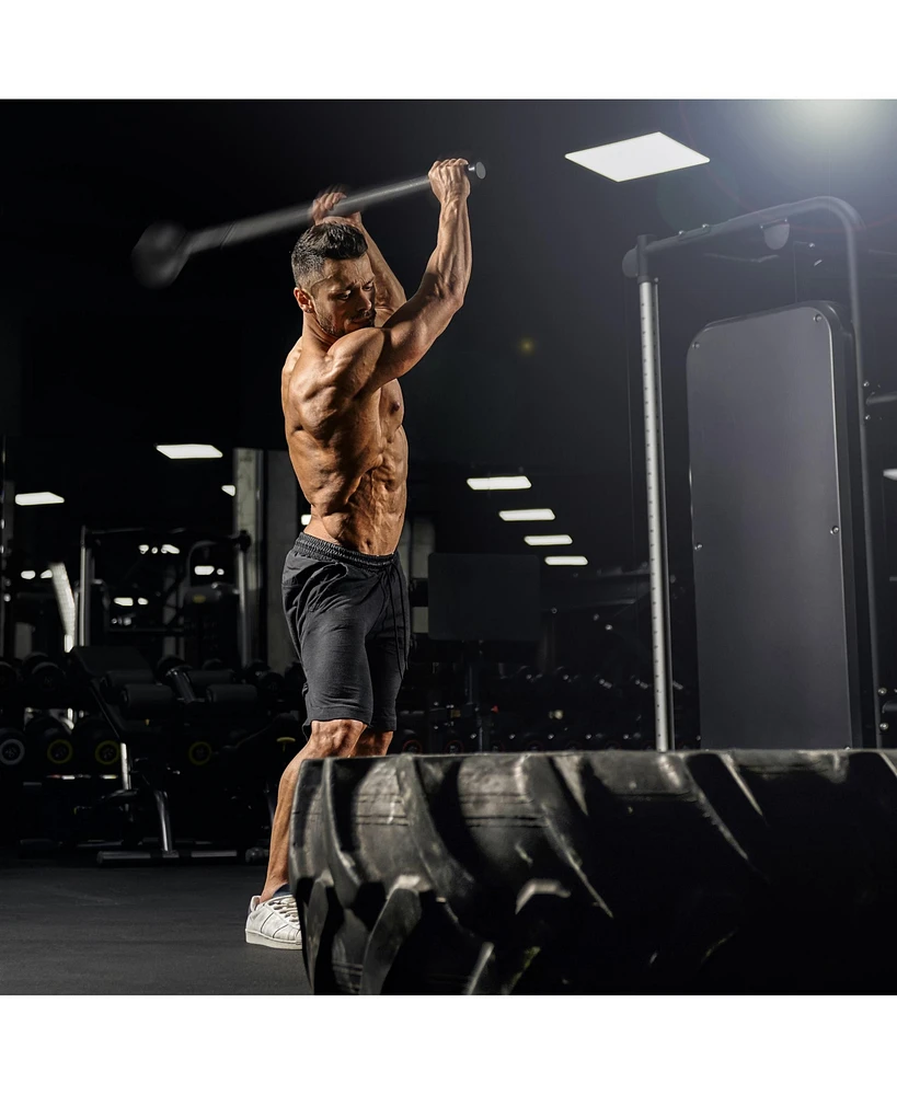 Philosophy Gym Steel Mace Bell 10 Lb, Mace Club for Strength Training, Functional Full Body Workouts