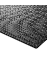 Philosophy Gym Pack of 12 Exercise Flooring Mats - 12 x 12 Inch Foam Rubber Interlocking Puzzle Floor Tiles
