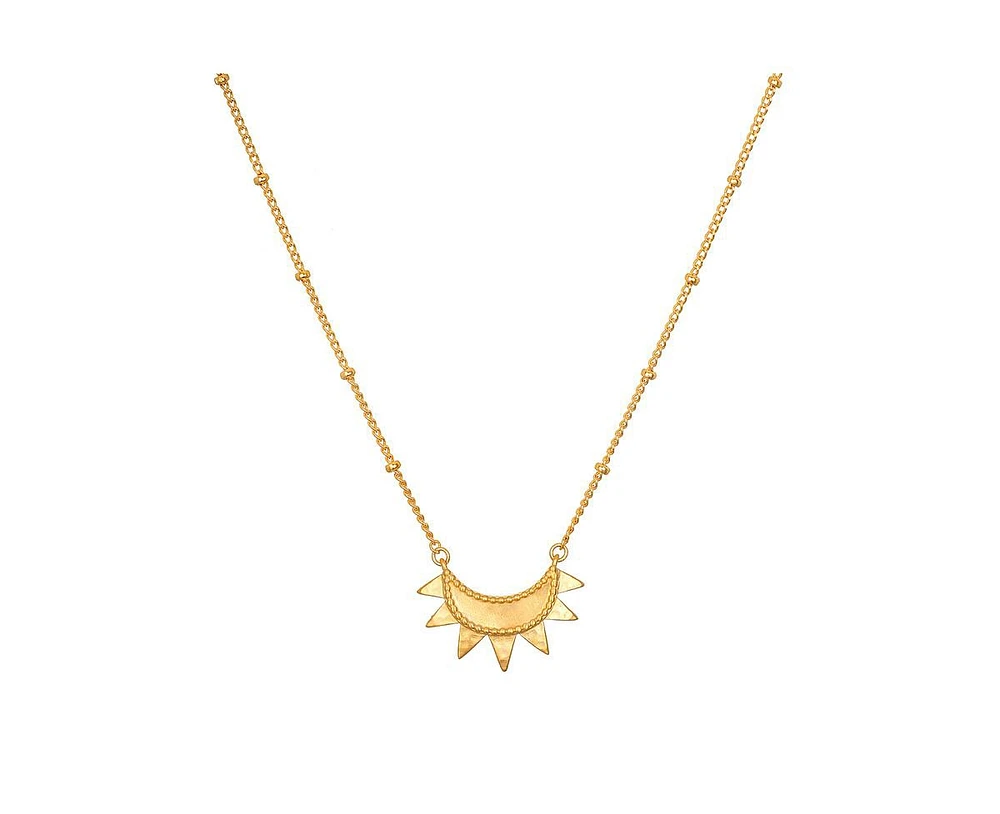 Emergence Gold Sunburst Necklace