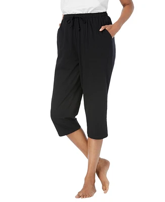 Dreams & Co. Women's Knit Sleep Capri