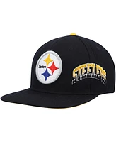 Pro Standard Men's Black Pittsburgh Steelers Hometown Snapback Hat