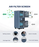 Btu Portable Air Conditioner w/ Remote Control 3-in-1 Cooler Drying