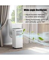 8000 Btu Portable Air Conditioner 3-in-1 Cooler w/Dehumidifier