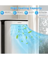 9000 Btu Air Cooler 3 in 1 Portable Air Conditioner w/Fan & Dehumidifier